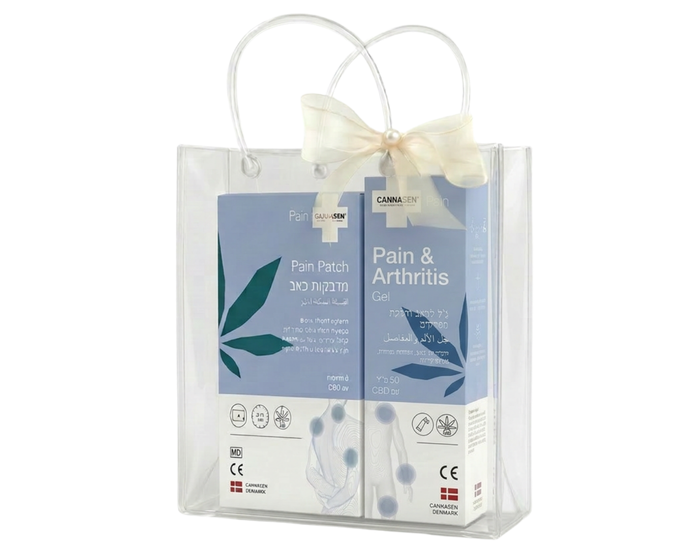CANNASEN ערכת קומבו כאב — Pain Patch + Pain & Arthritis Gel